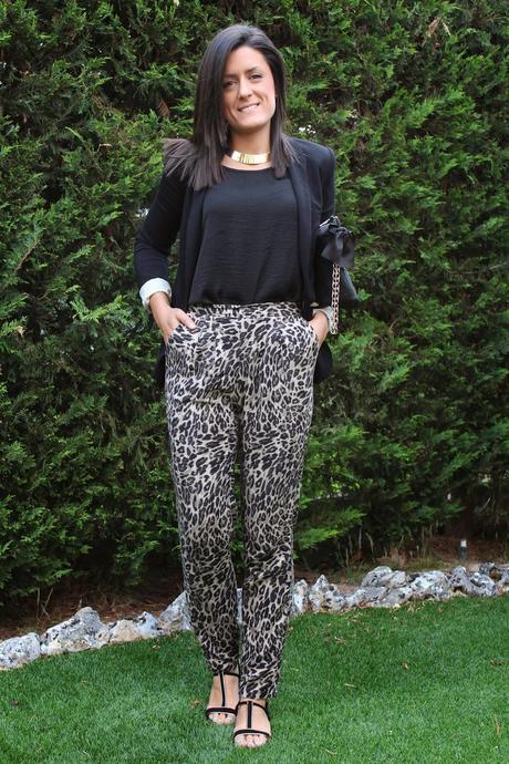 Black on leopard Black on leopard