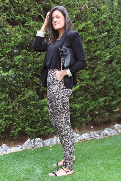Black on leopard Black on leopard