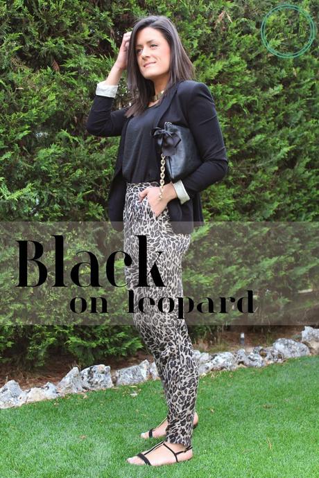 Black on leopard Black on leopard