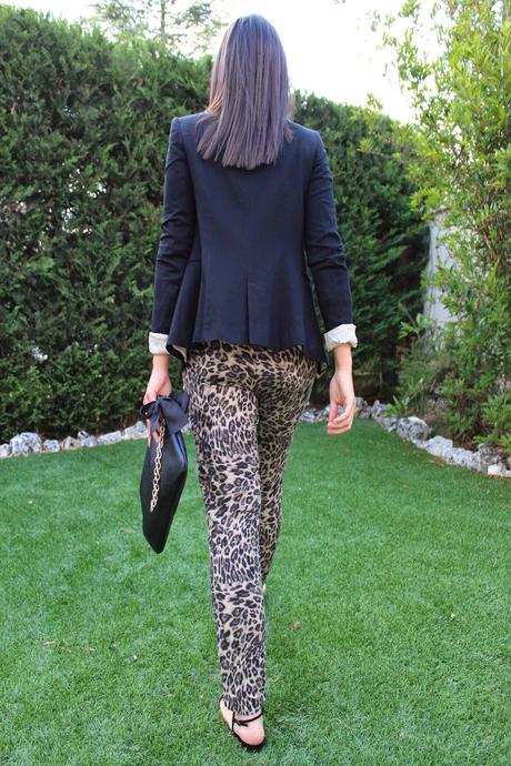 Black on leopard Black on leopard