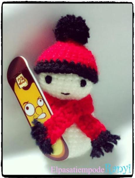 Amigurumi: Copito, el muñeco de nieve que hace Snow.