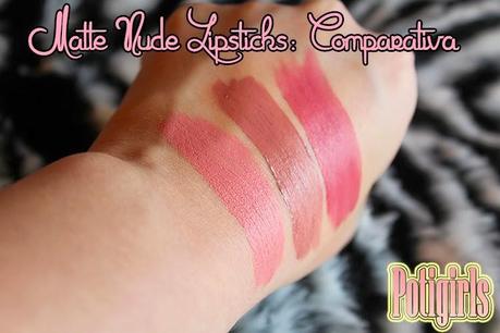 MATTE NUDE LIPSTICKS: ESSENCE vs SLEEK vs BOURJOIS MATTE NUDE LIPSTICKS: ESSENCE vs SLEEK vs BOURJOIS