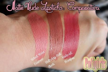 MATTE NUDE LIPSTICKS: ESSENCE vs SLEEK vs BOURJOIS MATTE NUDE LIPSTICKS: ESSENCE vs SLEEK vs BOURJOIS