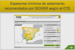 Cálculo de los espesores de aislamientos ISOVER para el cumplimiento del CTE DB-HE