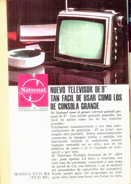 REVISTA SELECCIONES DEL READER'S DIGEST: TELEVISOR NATIONAL DE MATSUSHITA ELECTRIC.