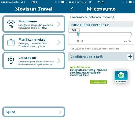 La nueva aplicación para viajar de Movistar