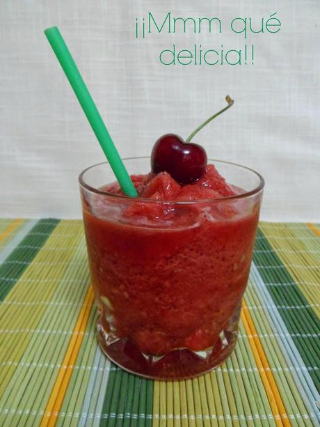 SORBETE DE CEREZAS SORBETE DE CEREZAS