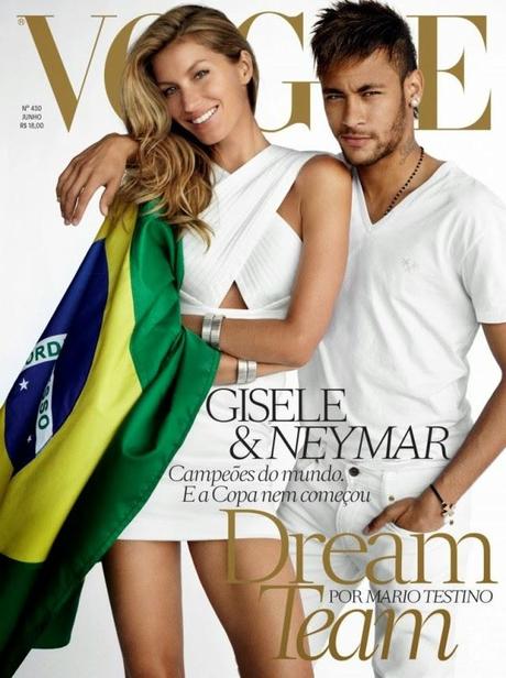  Gisele Bündchen – modelo –  top model – modelo brasileña – ángel Victoria Secret – Neymar – futbolistas brasileños – famosos – portada Vogue Brasil – Vogue 