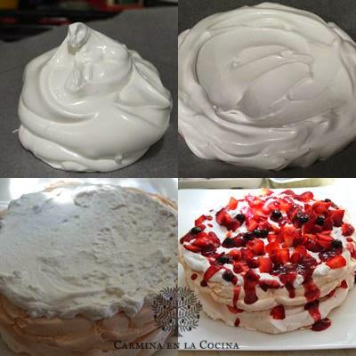 PAVLOVA DE FRESAS PAVLOVA DE FRESAS