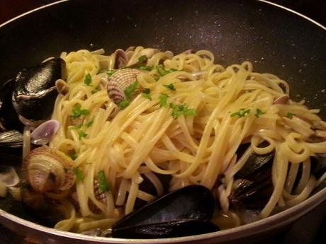 Trenette con marisco – Trenette ai frutti di mare trenettefruttidimare4