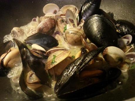 Trenette con marisco – Trenette ai frutti di mare trenettefruttidimare3
