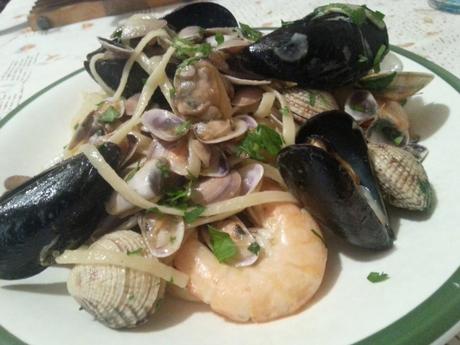 Trenette con marisco – Trenette ai frutti di mare trenettefruttidimare5