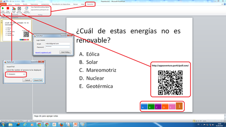 ParticiPoll. Complemento de Powerpoint para realizar encuestas ParticiPoll. Complemento de Powerpoint para realizar encuestas