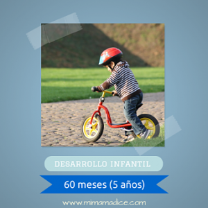 Desarrollo infantil 60 meses www.mimamadice.com