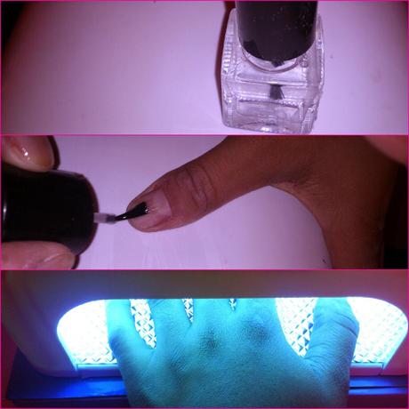 Aplicación de la capa base (Base Coat) esmalte permanente Aplicación de la capa base (Base Coat) esmalte permanente