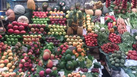 Mercado de La Boquería, Rambla de Barcelona Mercado de La Boquería, Rambla de Barcelona