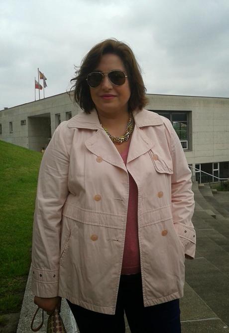 A mi estilo: Trench rosa A mi estilo: Trench rosa