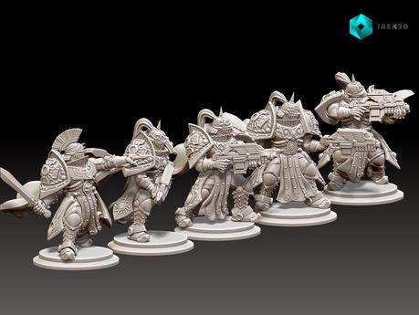 Legio Praetoriana 2 de Kabuki Models lista en 3D Legio Praetoriana 2 de Kabuki Models lista en 3D