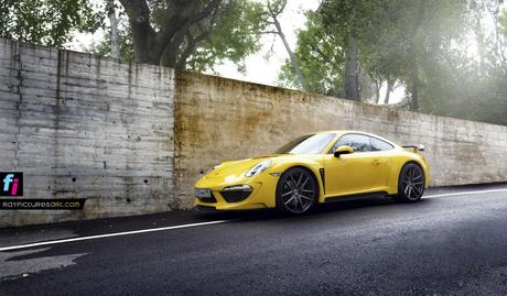 La realidad de la fotografia – El antes y el después. porsche topcar reotcada