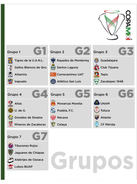 Anuncian los grupos de la Copa MX Apertura 2014, que arranca el 29 de julio copamx