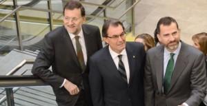 Rajoy, Artur Mas y Felipe VI: juntos y revueltos
