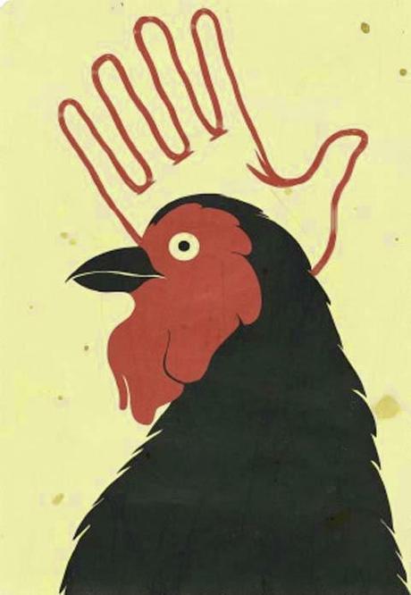 Abdicación Borbón Ilustración minimalista Alessandro Gottardo