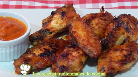 Alitas de pollo con salsa barbacoa receta fácil y casera