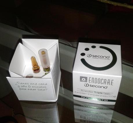 AMPOLLAS ENDOCARE 1 SECOND AMPOLLAS ENDOCARE 1 SECOND