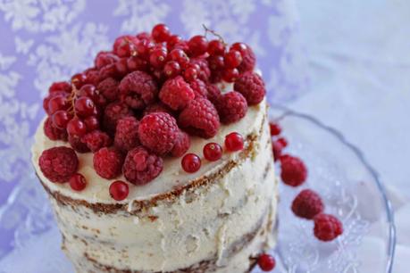 Naked de semillas de amapola y frutos rojos - cakes a medida Receta Naked de semillas de amapola y frutos rojos