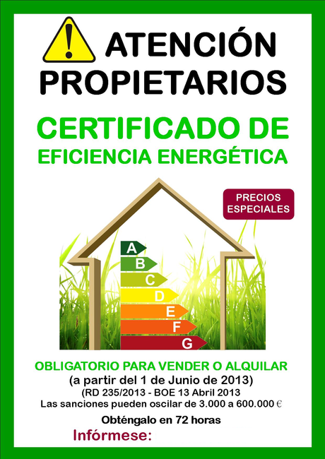 CERTIFICADO ENERGÉTICO (5) LOS DESAPARECIDOS. CERTIFICADO ENERGÉTICO (5) LOS DESAPARECIDOS.