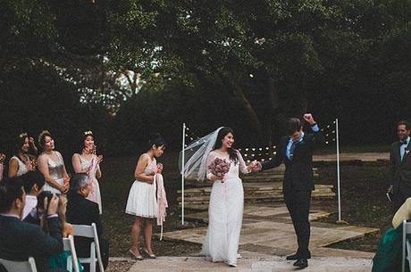 Una boda en tonos rosas y dorados