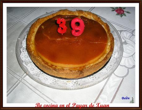 Tarta  El Lacayo (arroz con leche y tocinillo de cielo)