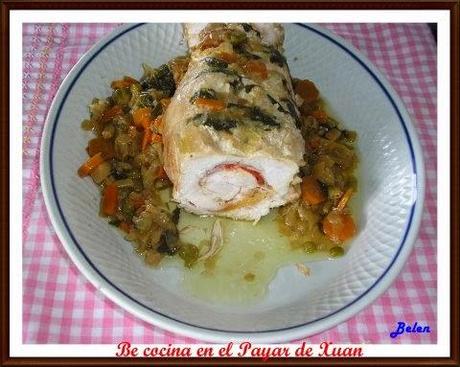 Rollo de pechuga de pavo Rollo de pechuga de pavo