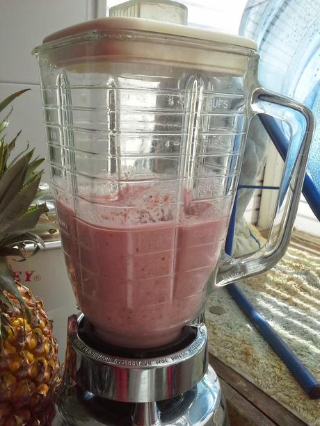 Smoothie saludable de Fresas Smoothie saludable de Fresas
