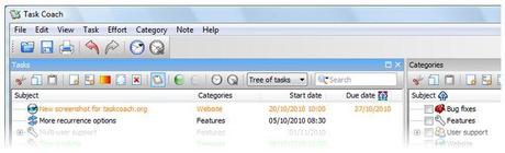 Task Coach, interesante gestor de tareas multiplataforma task-coach