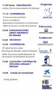 Mujer y adicción cartel por detras