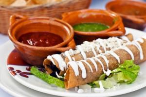 flauta, gastronomia mexicana