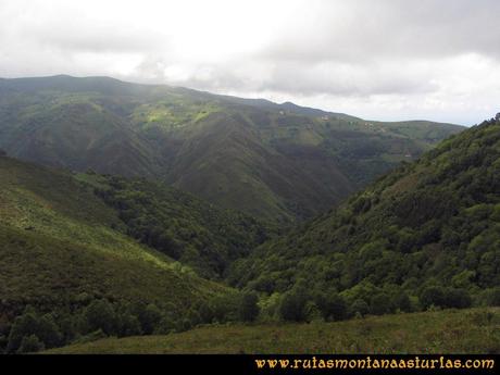 Ruta Llan de Cubel y Cueto: Valle con mucha vegetación
