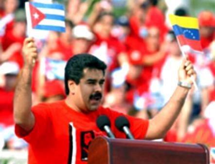 maduro dos banderas cuba venezuela