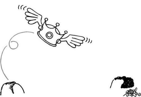 El asqueroso empeño en que tomemos la pildorita azul Viñeta Forges abdicación