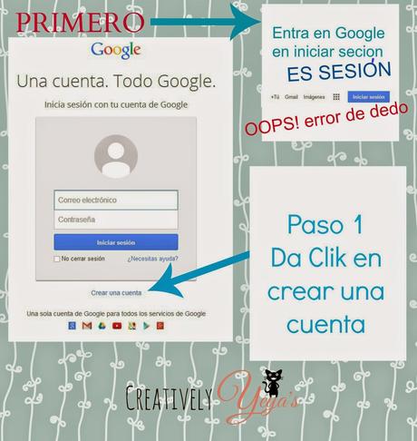Como crear una cuenta de Google. Como crear una cuenta de Google.