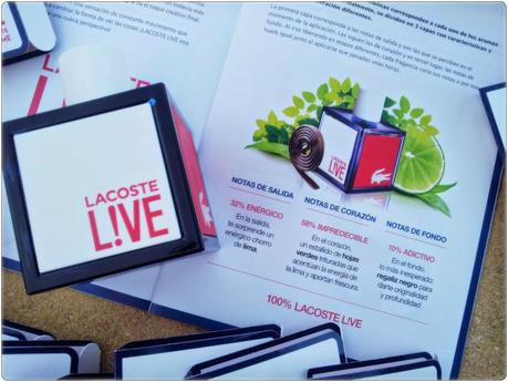 lacoste live Nueva fragancia LACOSTE L!VE Proyecto TRND