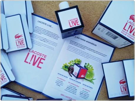 lacoste live Nueva fragancia LACOSTE L!VE Proyecto TRND