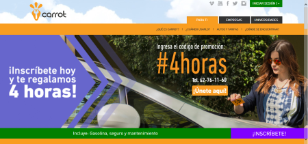 Gr3enarmy: Carrot, autos compartidos, híbridos y eléctricos por toda la ciudad carrot site