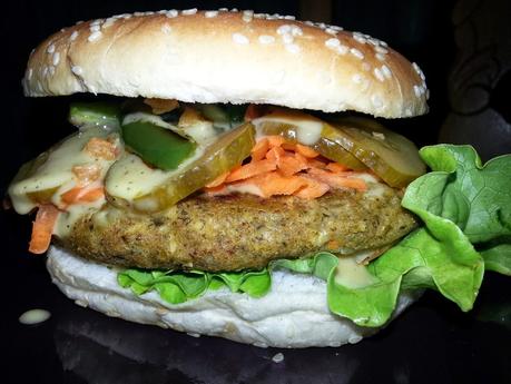 Hamburguesas de garbanzos y acelgas Hamburguesas de garbanzos y acelgas