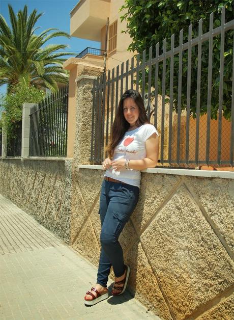 Red touch on my feet Red touch on my feet