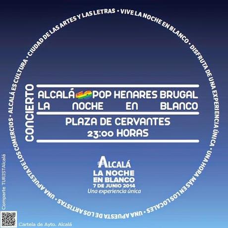 FESTIVAlcalá: En la tarde-noche de mañana 7 de Junio se celebra en la Ciudad de Alcalá de Henares una nueva edición de La Noche en Blanco 2mil14... no te la pierdas!!!