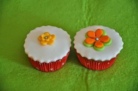Cupcakes Flores