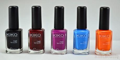 rubibeauty colección esmaltes kiko clones swatches