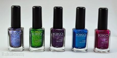 rubibeauty colección esmaltes kiko clones swatches